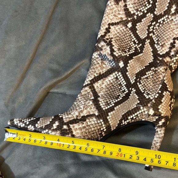 Mango Snakeskin Heeled Boots - Picture 8 of 11